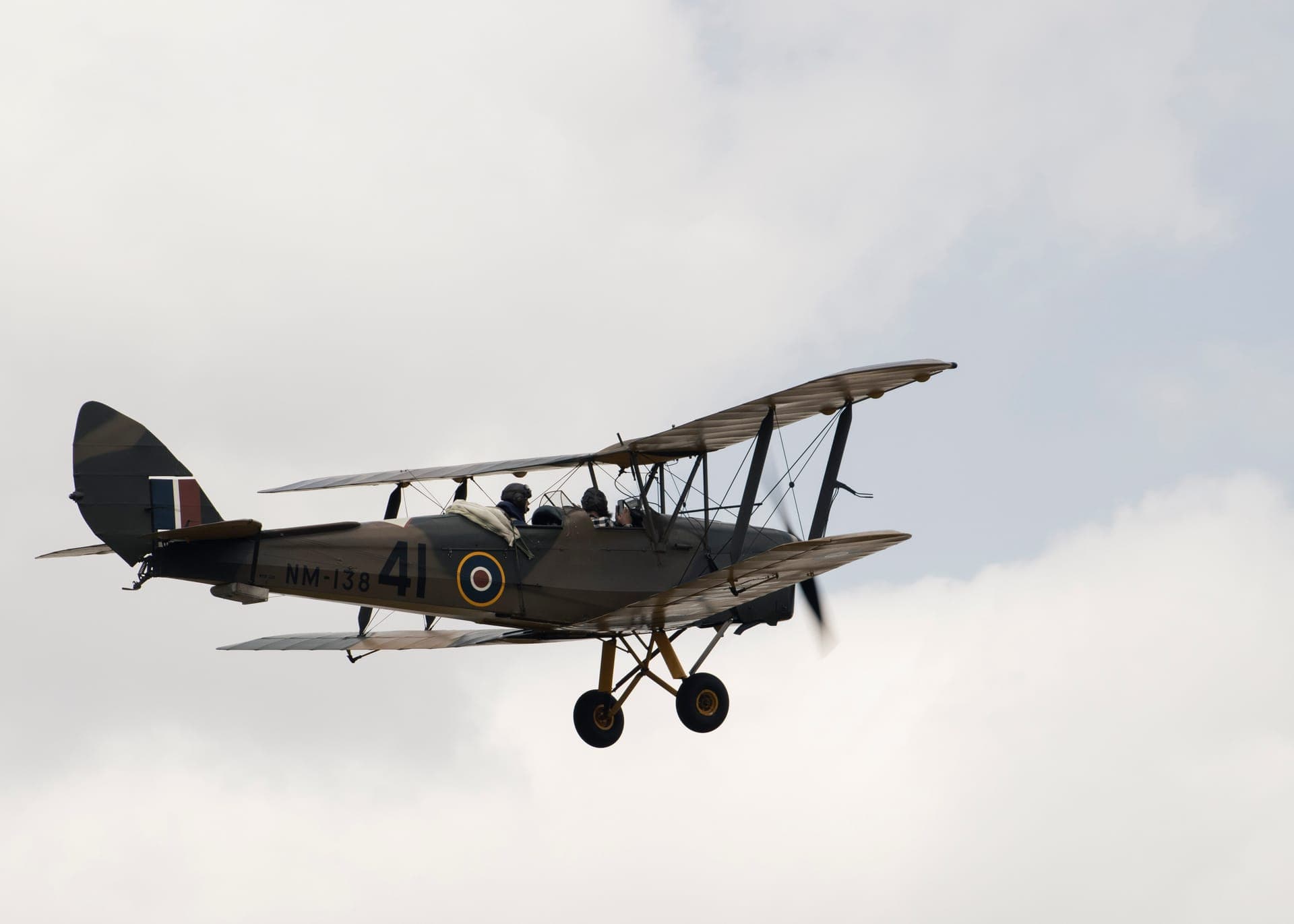 Classic aircraft in flight