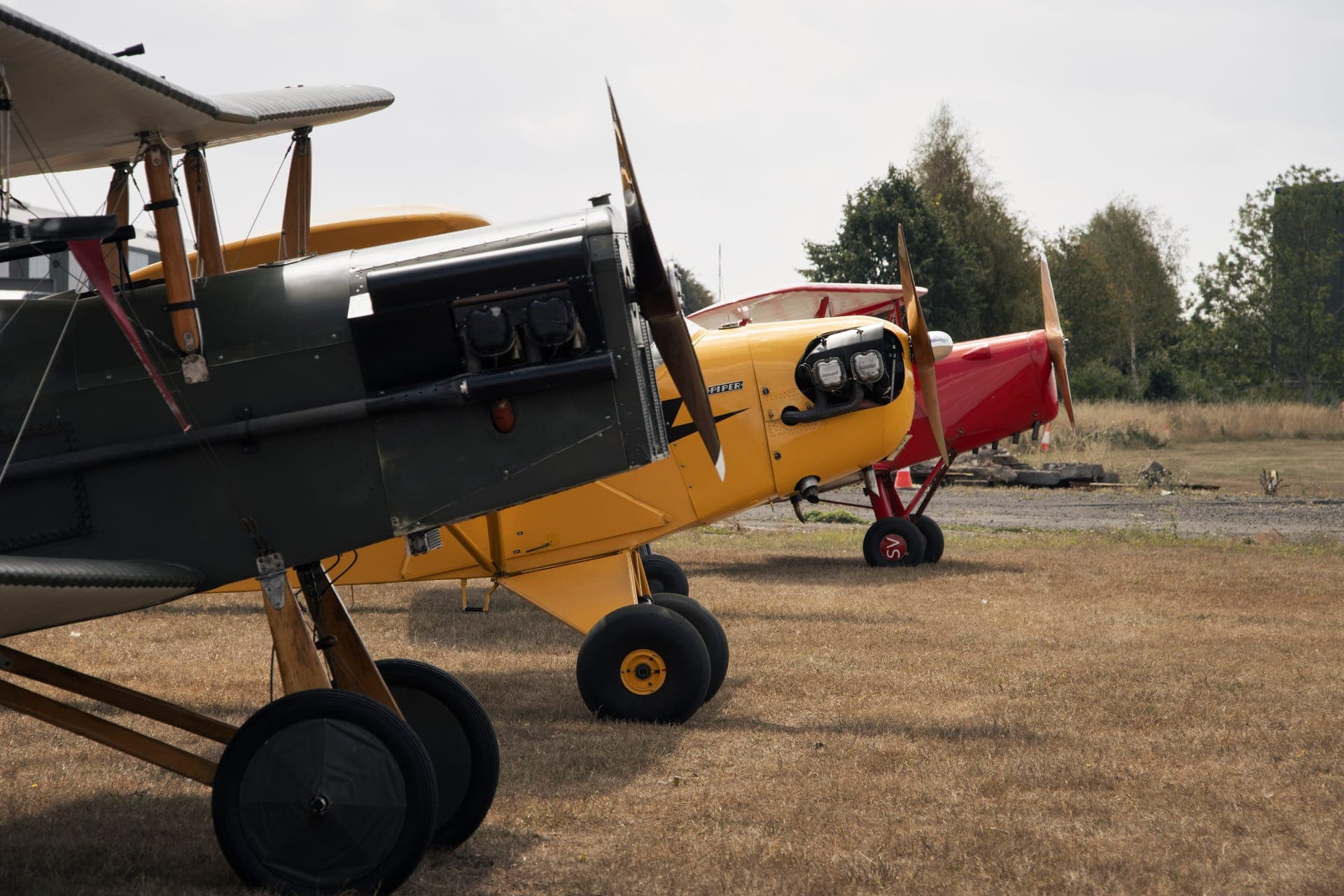 Close-up of aircraft nose