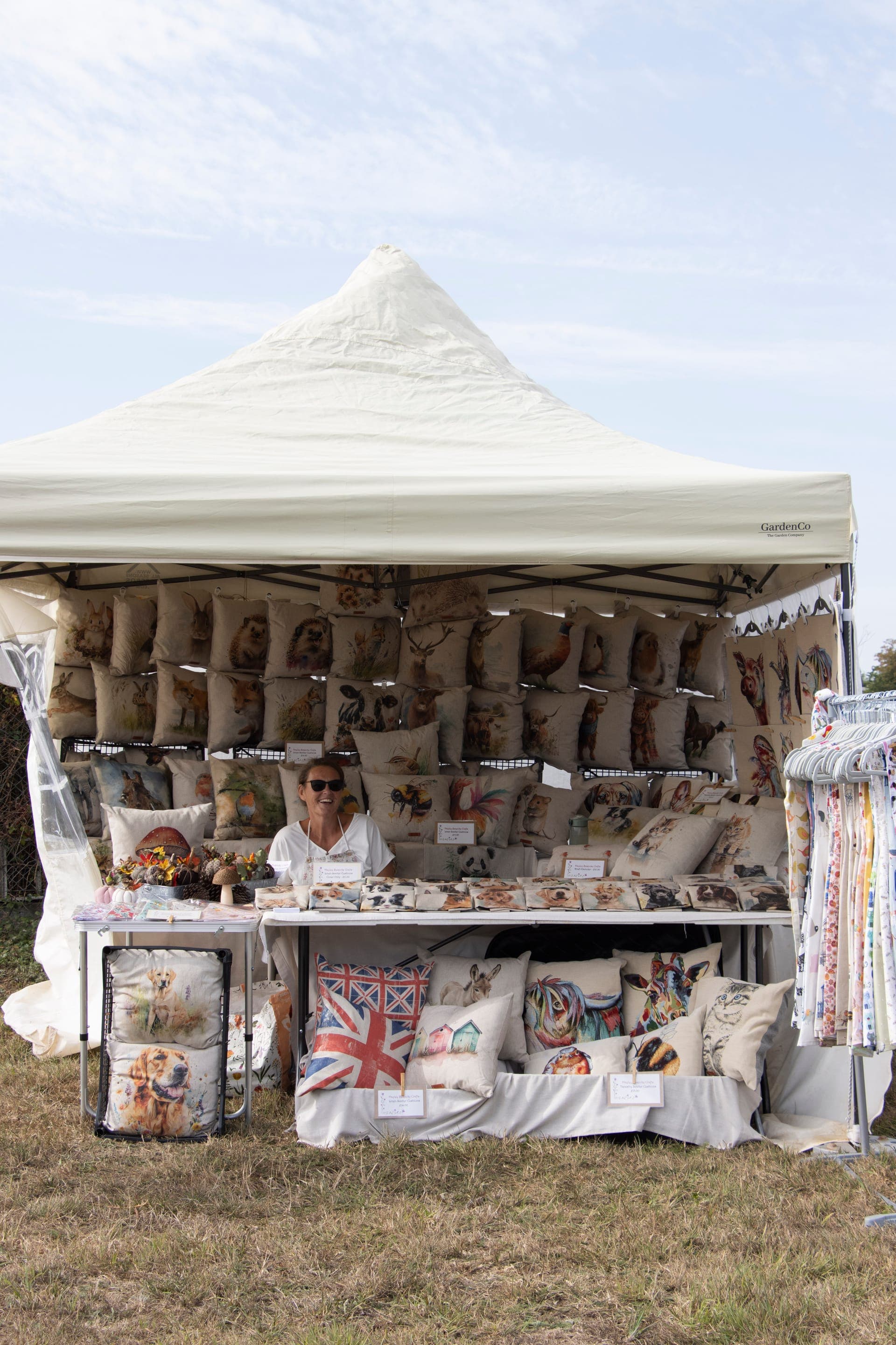 Craft stalls and traders at the event